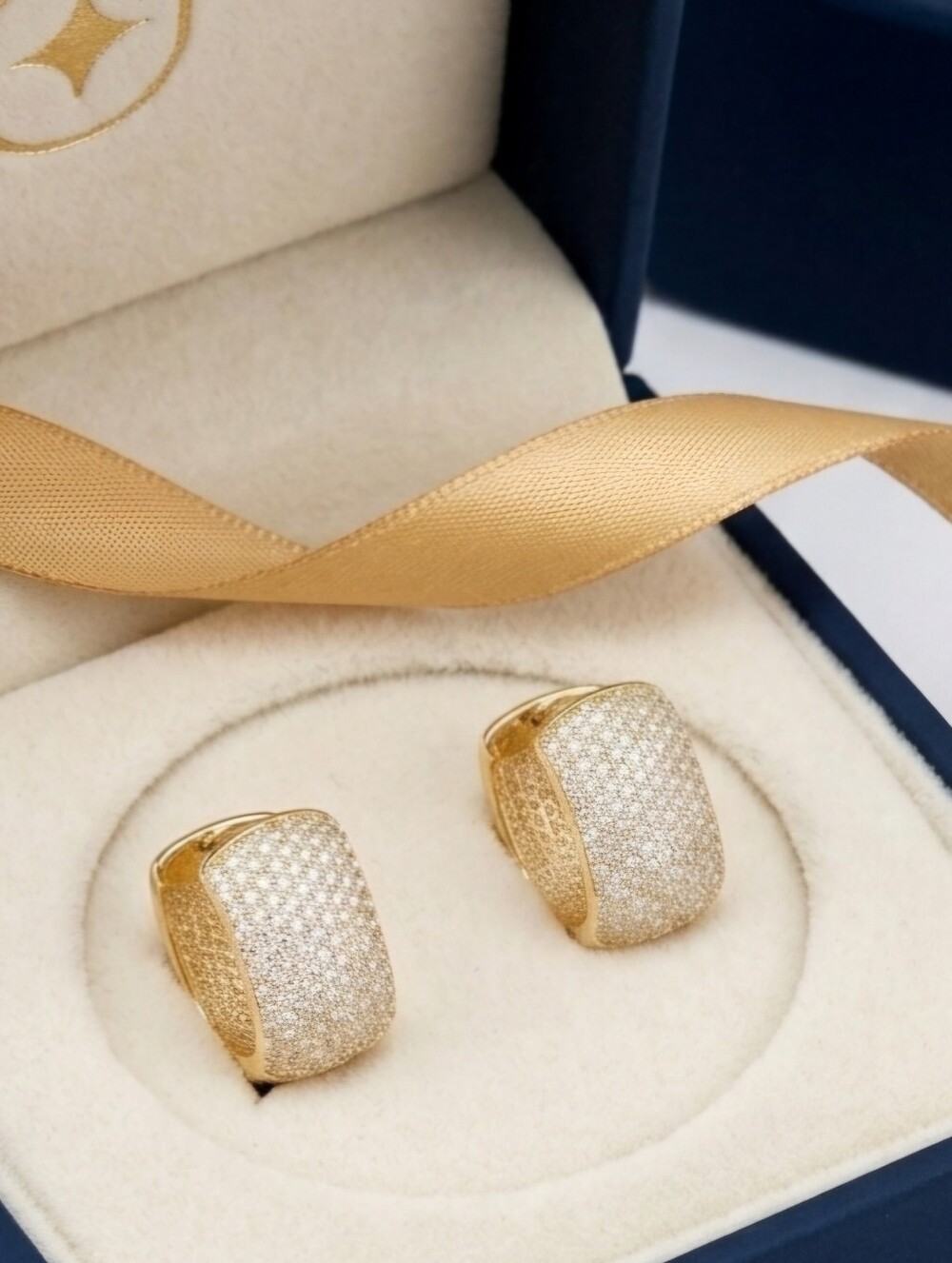 Gold CZ Earrings